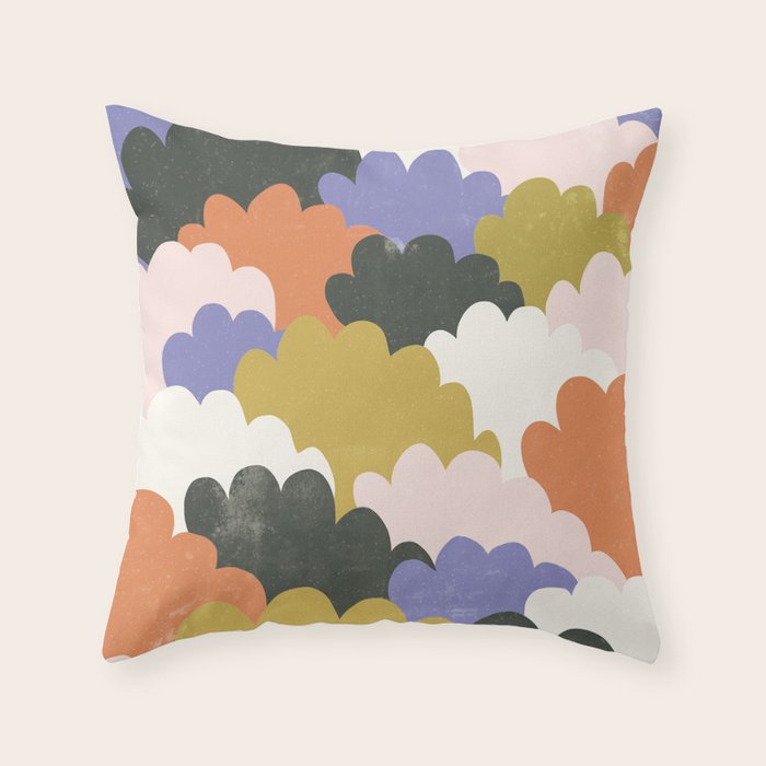 Cloudy Sky Throw Pillow Gallery Image 6