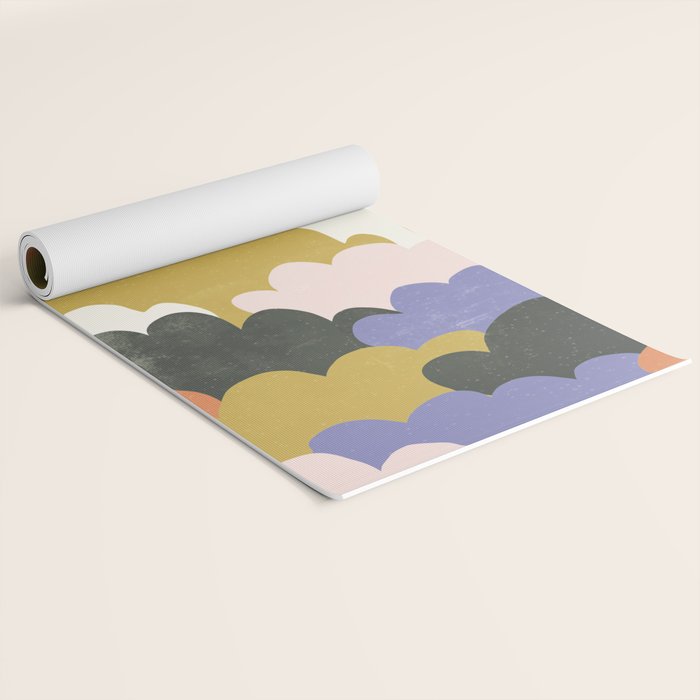Cloudy Sky Yoga Mat Gallery Image 2