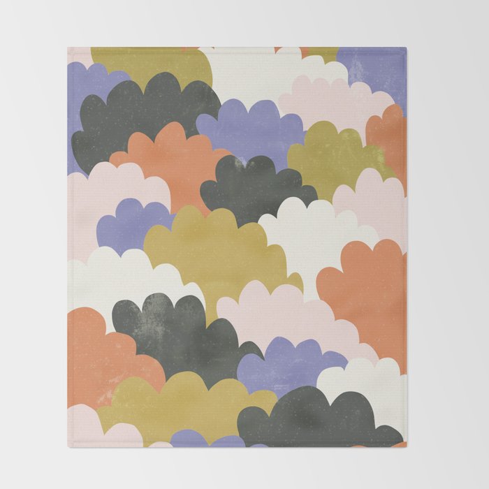 Cloudy Sky Throw Blanket Gallery Image 2