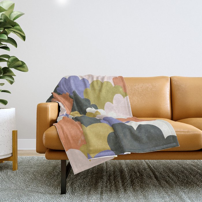 Cloudy Sky Throw Blanket Gallery Image 1