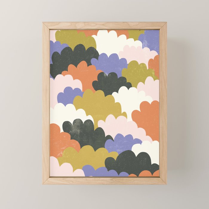 Cloudy Sky Mini Art Print Gallery Image 1