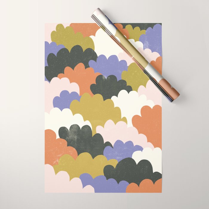 Cloudy Sky Wrapping Paper Gallery Image 1