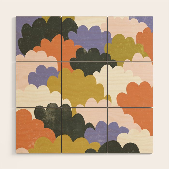 Cloudy Sky Wood Wall Art Gallery Image 1