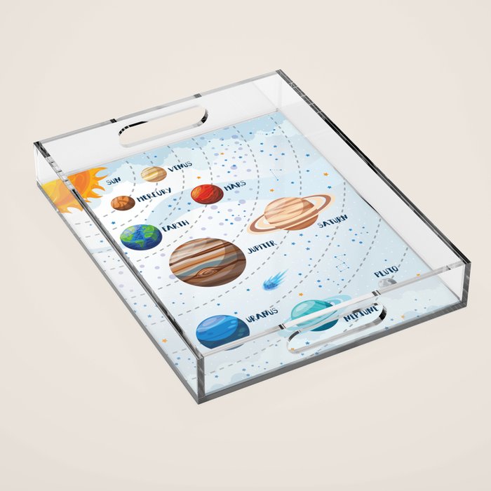 Light solar system Acrylic Tray Gallery Image 1