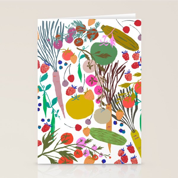 Summer Garden Joy Stationery Card Gallery Image 2
