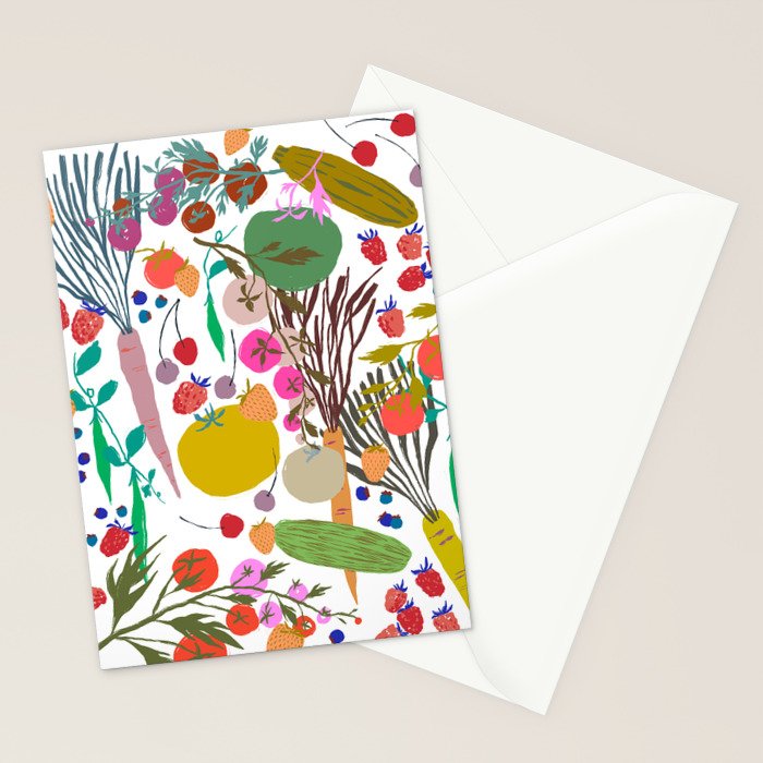 Summer Garden Joy Stationery Card Gallery Image 2