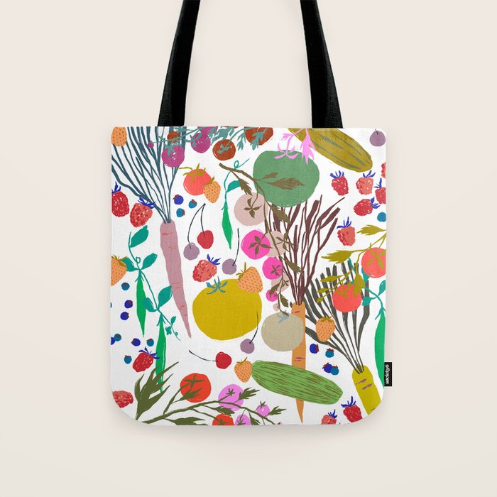 Summer Garden Joy Tote Bag Gallery Image 1