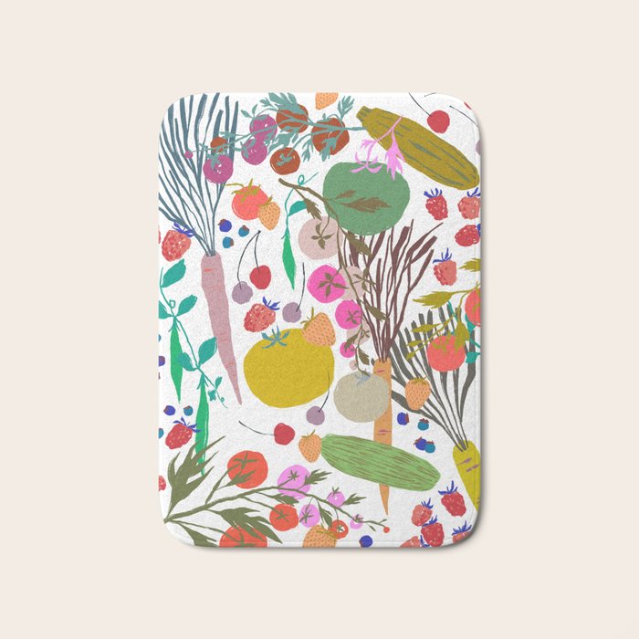 Summer Garden Joy Bath Mat Gallery Image 1