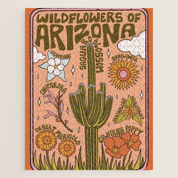 Arizona Wildflowers Jigsaw Puzzle Gallery Image 1