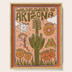 Arizona Wildflowers Serving Tray Gallery Image 1