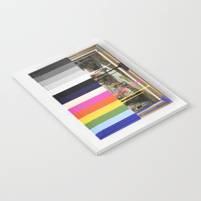 Garage Sale Painting of Peasants with Color Bars Notebook Gallery Image 2