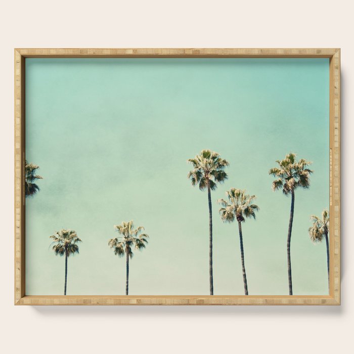 Palm Tree Photography Serving Tray Gallery Image 1