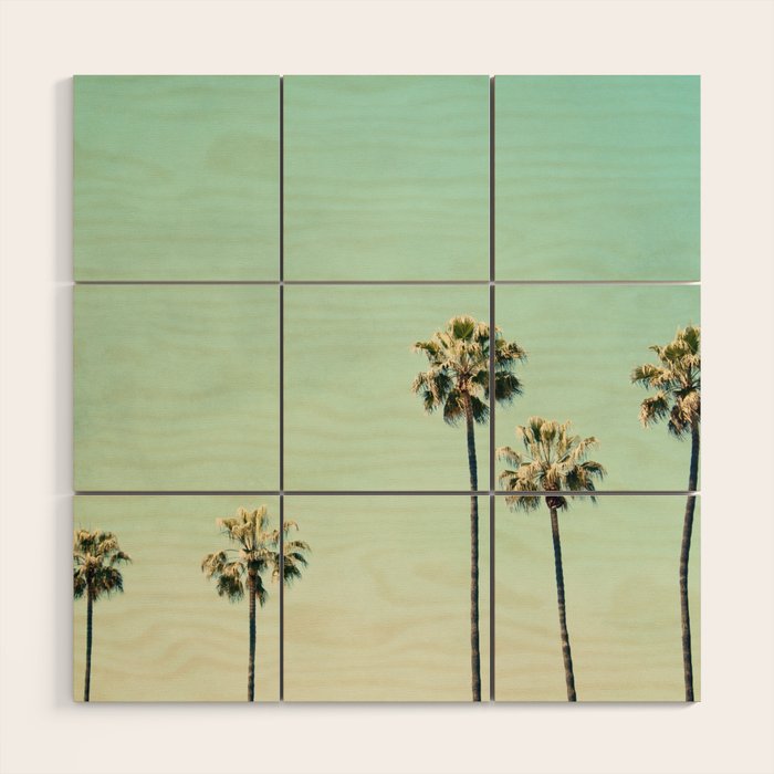 Palm Tree Photography Wood Wall Art Gallery Image 1