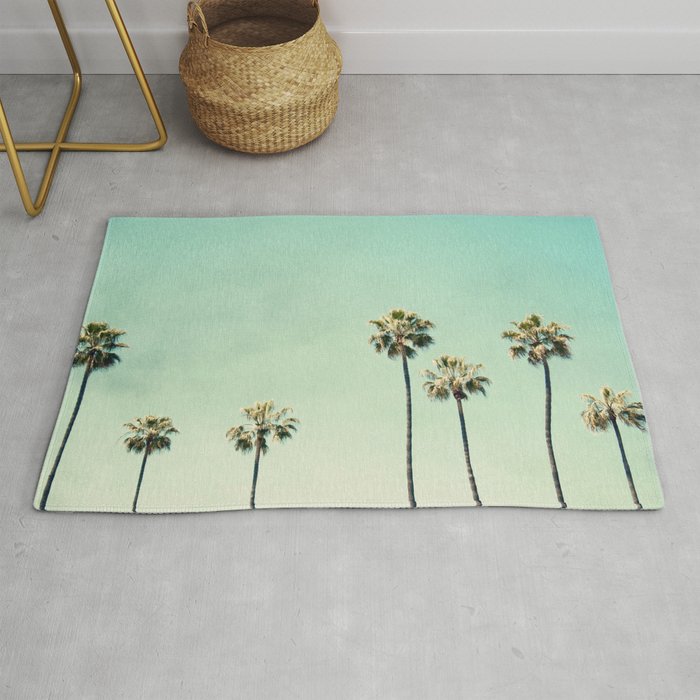 Palm Tree Photography Rug Gallery Image 1