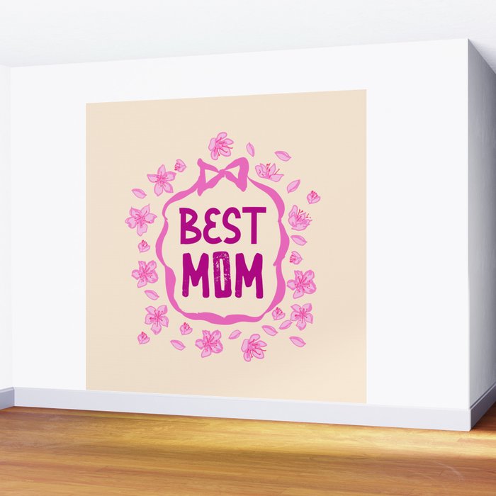 Best Mom Coquette Cherry Blossom Wall Mural Gallery Image 2