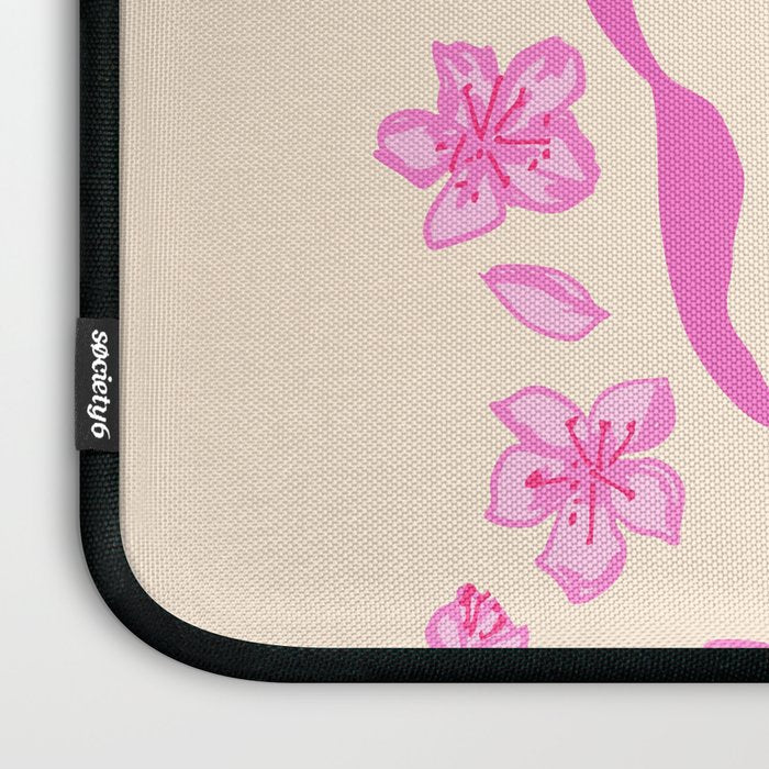Best Mom Coquette Cherry Blossom Laptop Sleeve Gallery Image 3