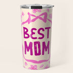 Best Mom Coquette Cherry Blossom Travel Mug Gallery Image 1