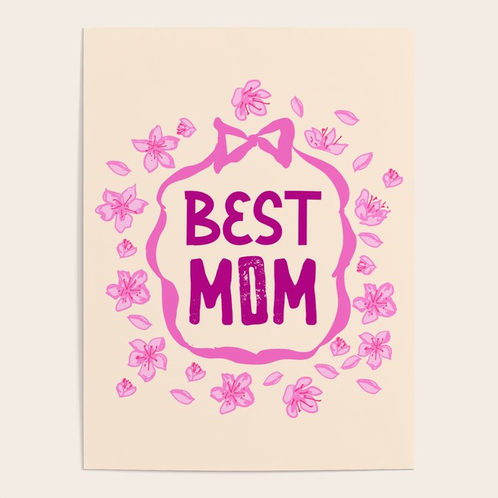 Best Mom Coquette Cherry Blossom Poster Gallery Image 4
