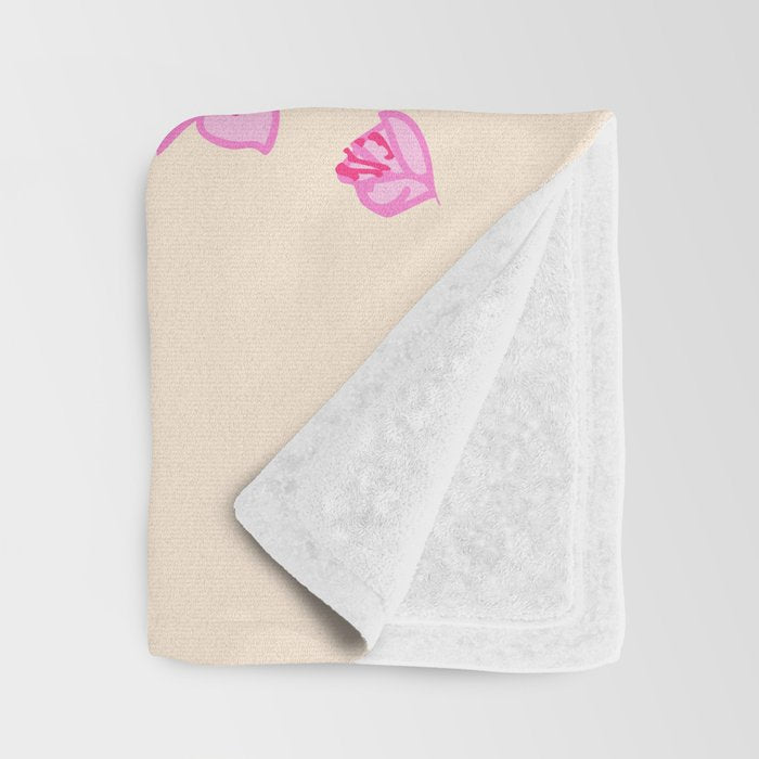Best Mom Coquette Cherry Blossom Throw Blanket Gallery Image 3