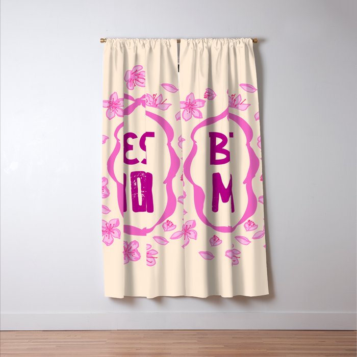 Best Mom Coquette Cherry Blossom Window Curtain Gallery Image 3