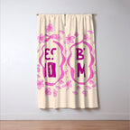 Best Mom Coquette Cherry Blossom Window Curtain Gallery Image 3