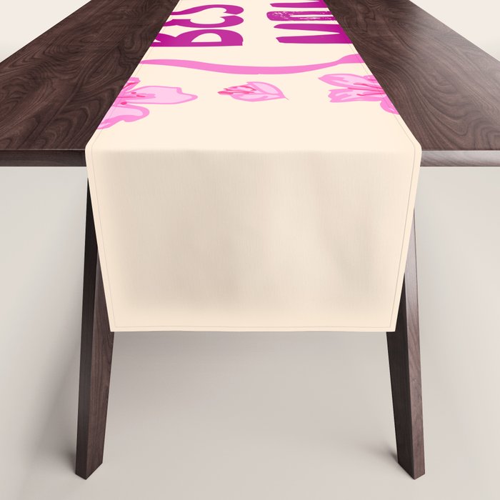 Best Mom Coquette Cherry Blossom Table Runner Gallery Image 1