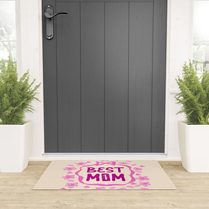 Best Mom Coquette Cherry Blossom Welcome Mat Gallery Image 3