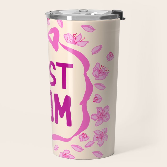 Best Mom Coquette Cherry Blossom Travel Mug Gallery Image 2