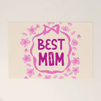 Best Mom Coquette Cherry Blossom Welcome Mat Gallery Image 1
