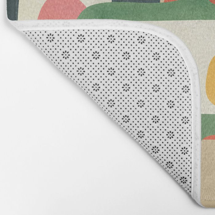 Mid-Century Abstract Balance 04 Bath Mat Gallery Image 2