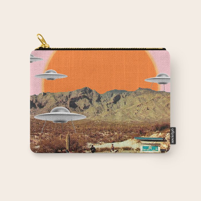 They've arrived! (UFO) Carry All Pouch Gallery Image 1