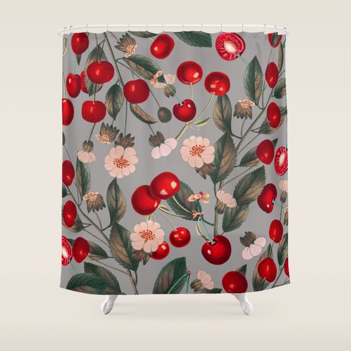 SWEET CHERRY IV Shower Curtain Gallery Image 1