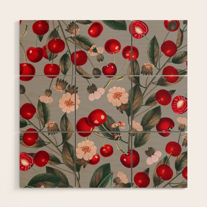 SWEET CHERRY IV Wood Wall Art Gallery Image 1