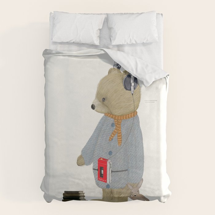 skate bear Duvet Cover Gallery Image 6