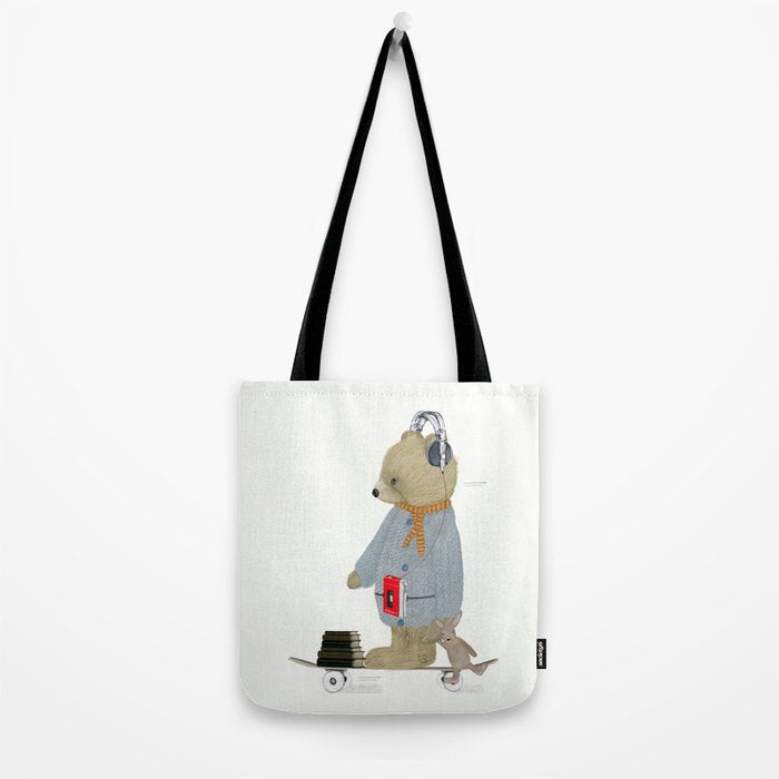 skate bear Tote Bag Gallery Image 2