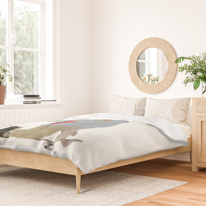 skate bear Duvet Cover Gallery Image 2
