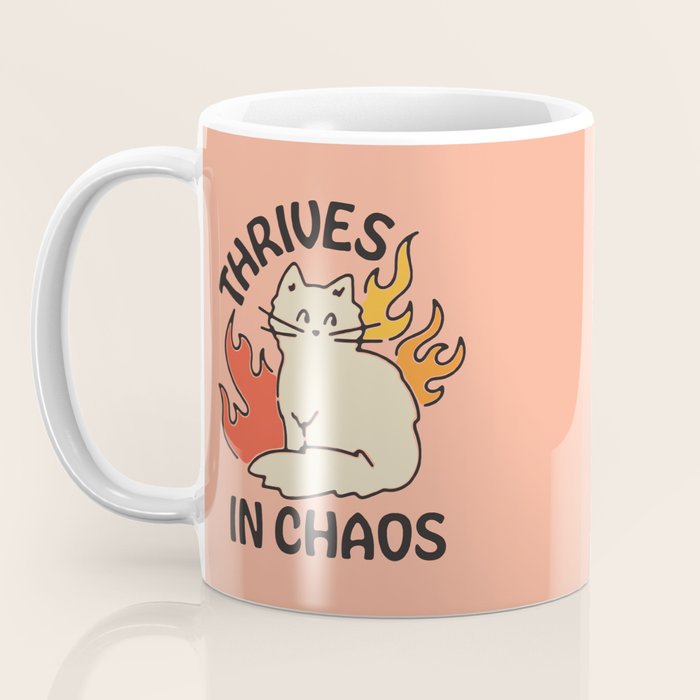 THRIVES IN CHAOS Coffee Mug Gallery Image 3
