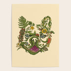 Botanical French Bulldog Poster Gallery Image 4