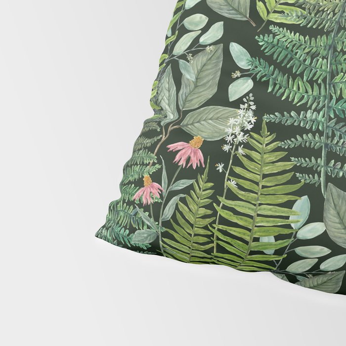 Pacific Northwest Plants Pillow Sham Gallery Image 4