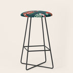 Christmas Sweaters - Teal & Red Palette Stool Gallery Image 1