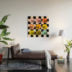 Rainbow Skulls Wood Wall Art Gallery Image 2