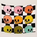 Rainbow Skulls Wall Tapestry Gallery Image 4