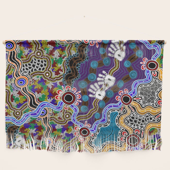 Authentic Aboriginal Art - Discovering Your Dreams Wall Hanging Gallery Image 1