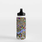 Authentic Aboriginal Art - Discovering Your Dreams Water Bottle Gallery Image 3