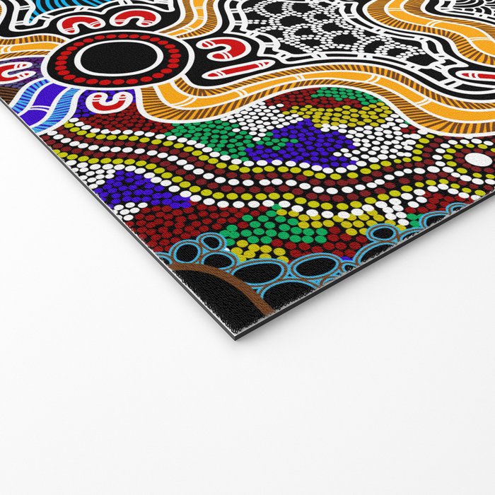 Authentic Aboriginal Art - Discovering Your Dreams Welcome Mat Gallery Image 2