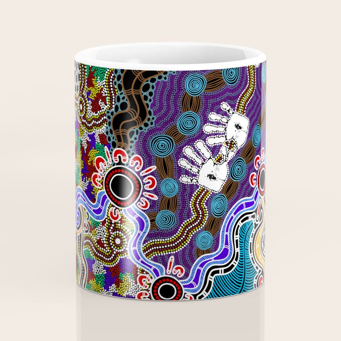 Authentic Aboriginal Art - Discovering Your Dreams Coffee Mug Gallery Image 4
