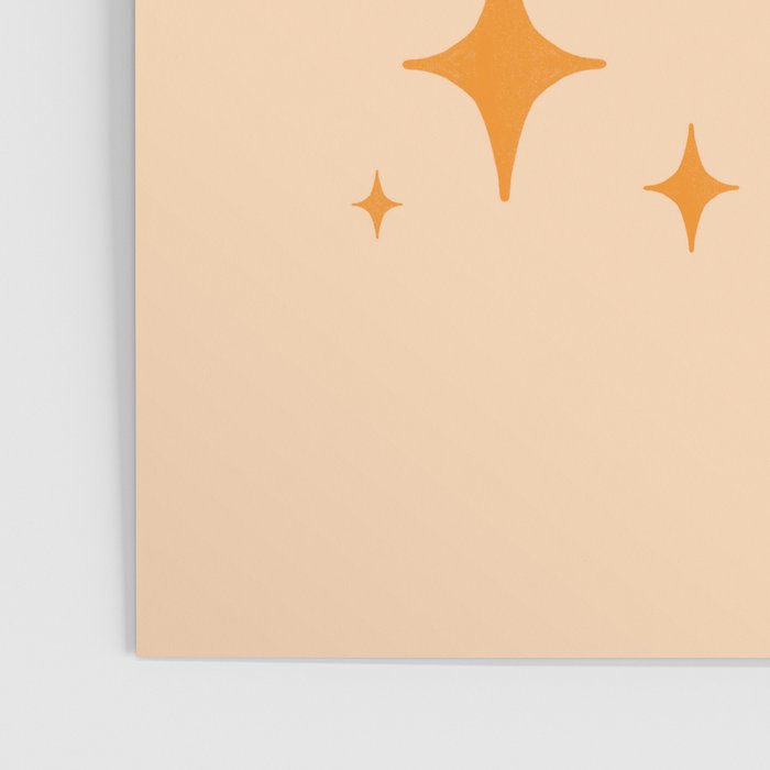 Yee Haw - Orange on Cream Poster Gallery Image 3