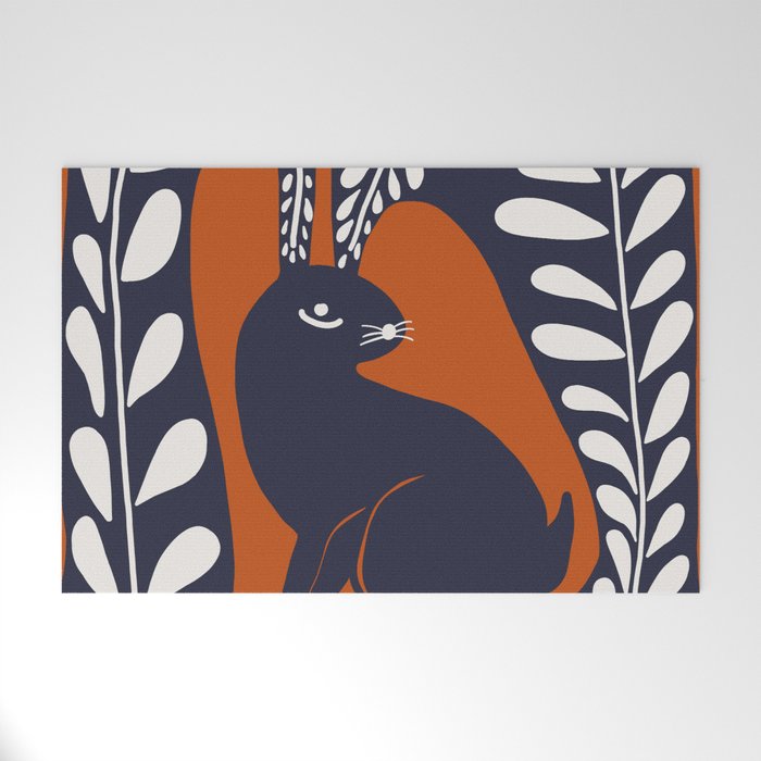 Bunny on the hill  Welcome Mat Gallery Image 1