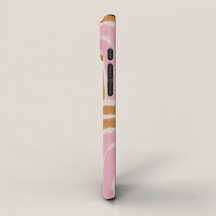 Retro Rainbow Geo - Mid Century Modern Arc iPhone Case Gallery Image 2
