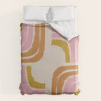 Retro Rainbow Geo - Mid Century Modern Arc Duvet Cover Gallery Image 6